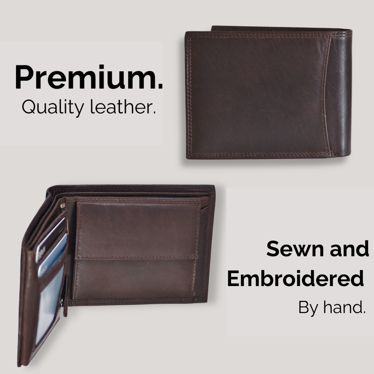 Cartera de Hombre de Cuero con Bloqueo RFID – Seguridad y Estilo – IULIUS