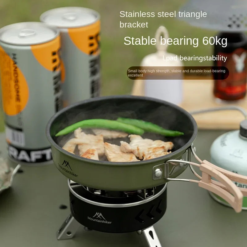 Camping Gas Stove 6800W Three-Star Black