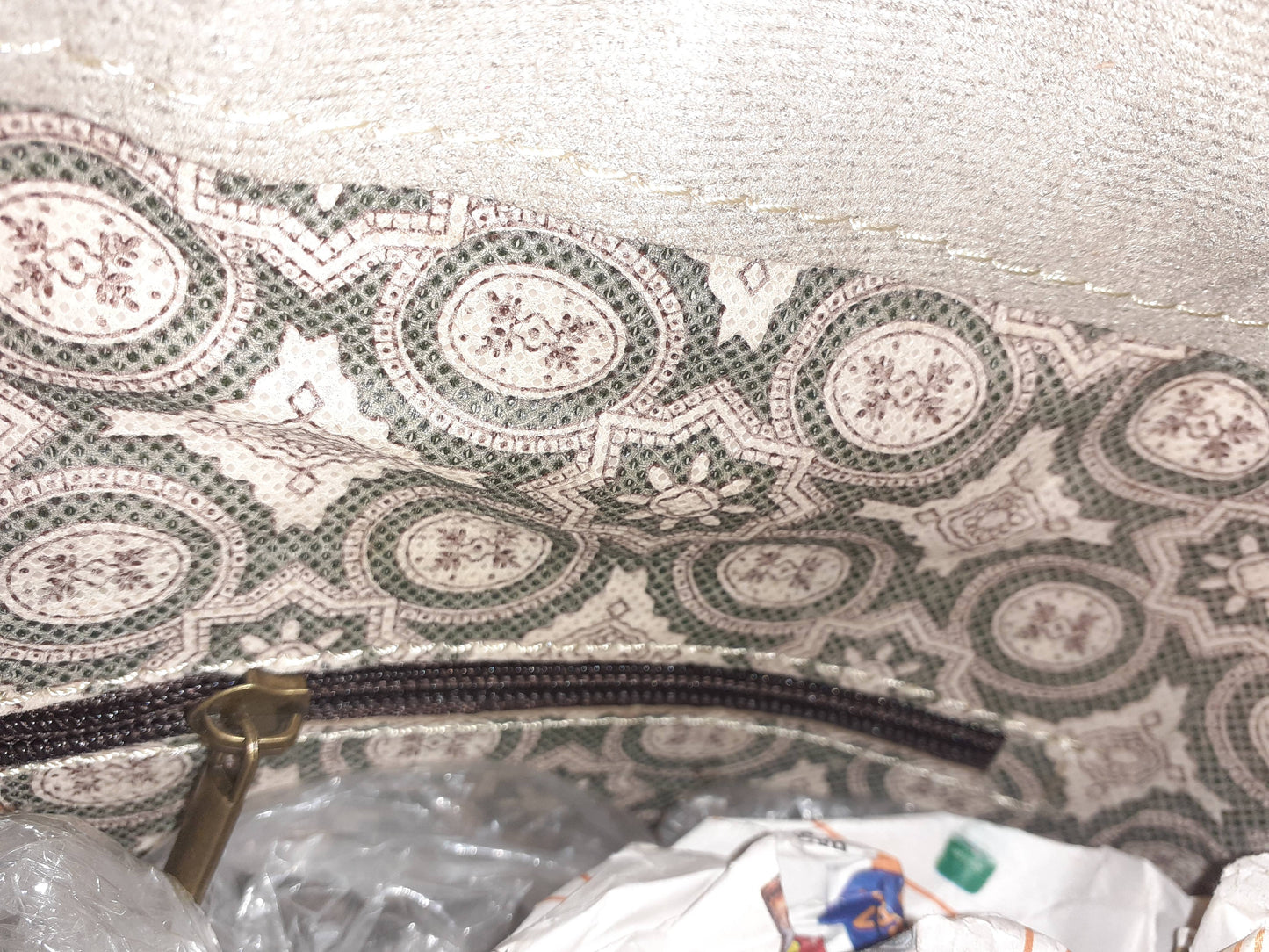 Mochila Fez doble Bolsillo pequeño combinada-2