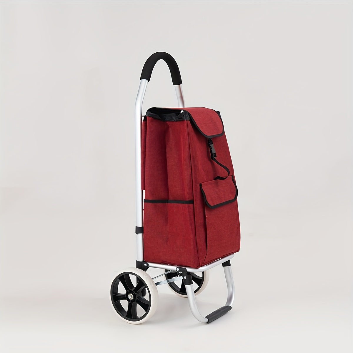 Foldable Rolling Cart with Bungee Cord-1