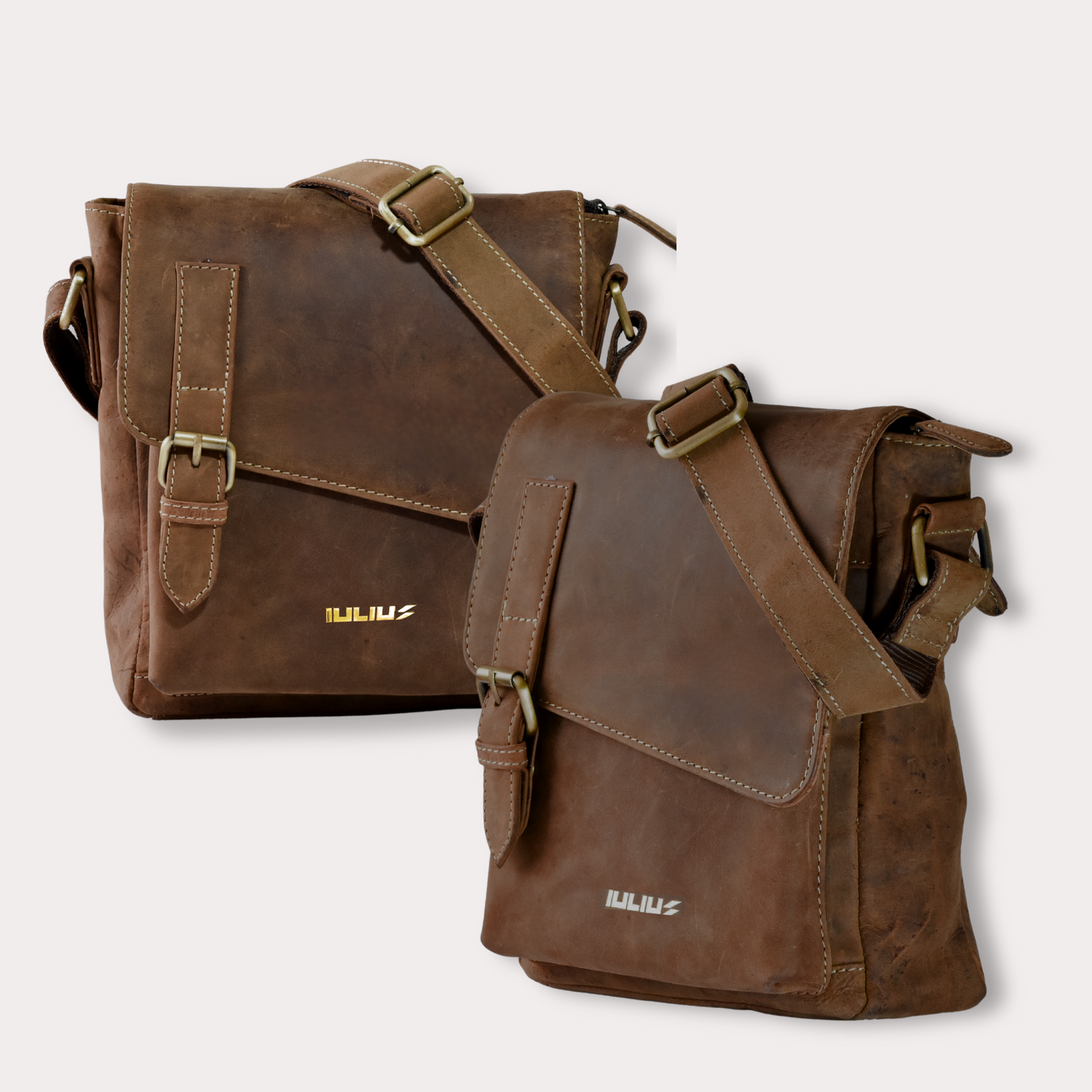 Bandolera de Cuero Genuinio Top Grain – IULIUS