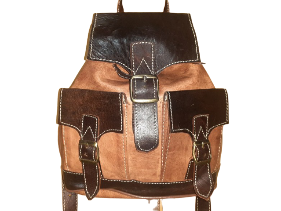 Mochila Fez doble Bolsillo pequeño combinada-0