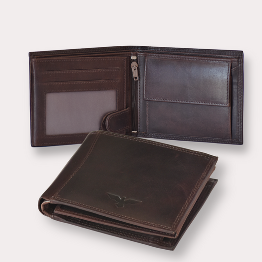Cartera de Hombre de Cuero con Bloqueo RFID – Seguridad y Estilo – IULIUS