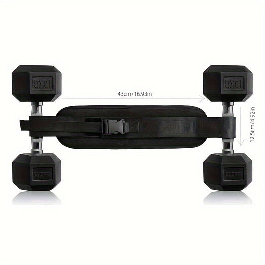 Weighted Waist Trainer Belt - Adjustable Resistance(Black)