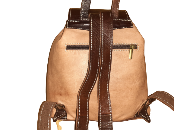 Mochila Fez doble Bolsillo pequeño combinada-13
