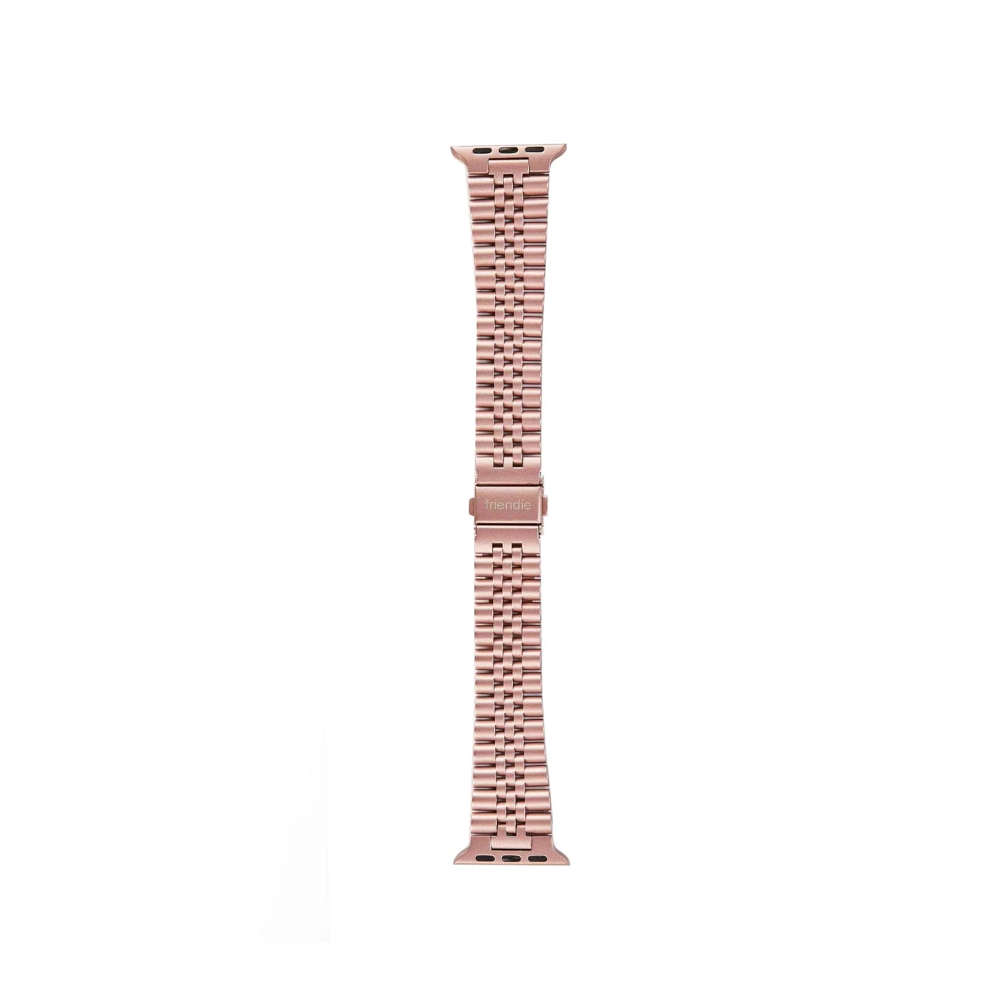 Stainless Steel Link Bracelet Band - The Perth in Rose Gold Small - Compatible with Apple Watch Size 38mm to 41mm