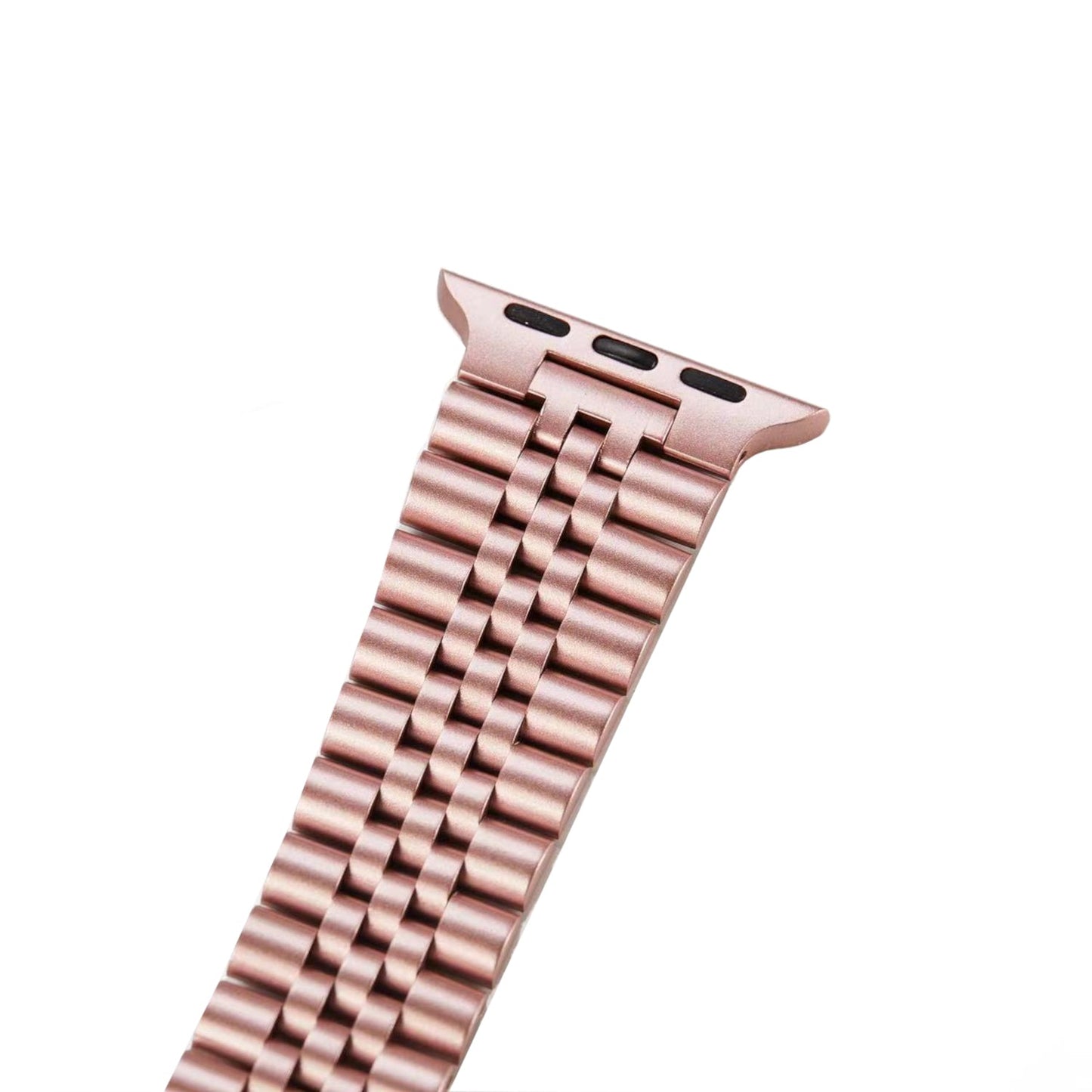 Stainless Steel Link Bracelet Band - The Perth in Rose Gold Small - Compatible with Apple Watch Size 38mm to 41mm