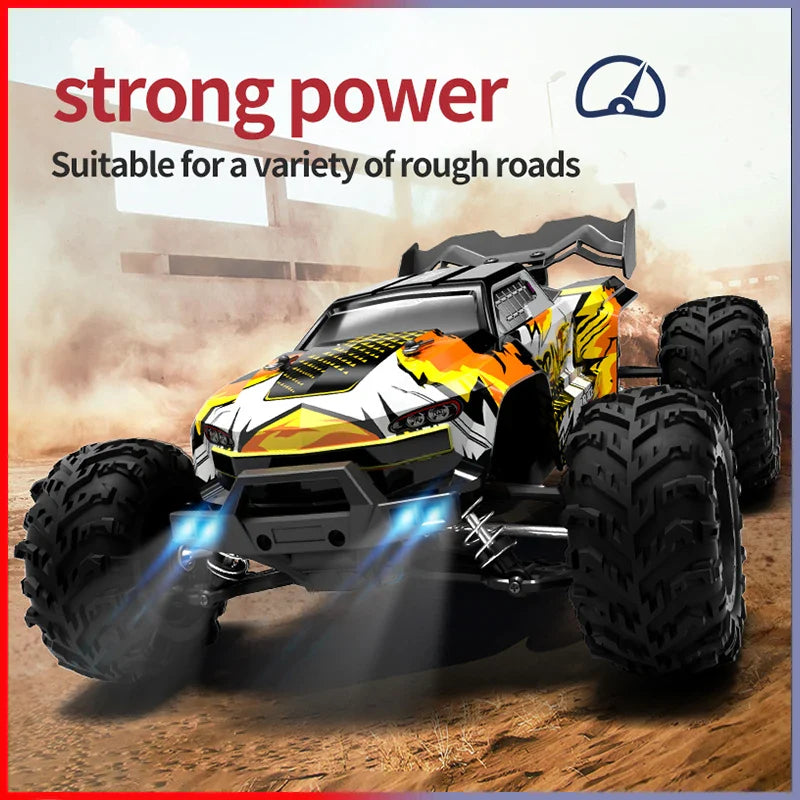 High-Speed 4x4 RC Monster Truck with LED Lights - 70KM/H Adventure