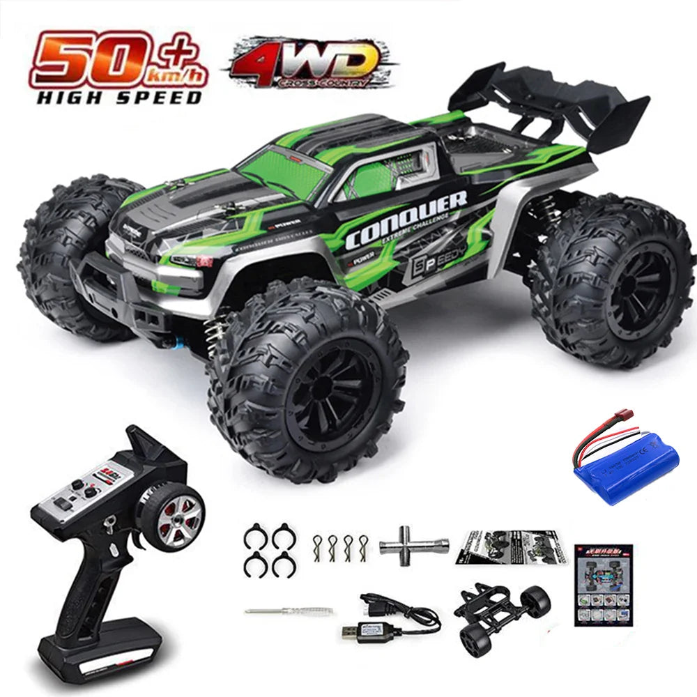 High-Speed 4x4 RC Monster Truck with LED Lights - 70KM/H Adventure