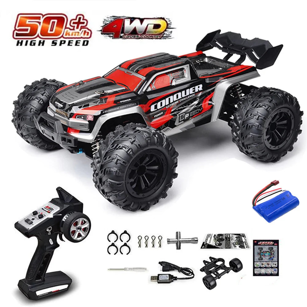 High-Speed 4x4 RC Monster Truck with LED Lights - 70KM/H Adventure