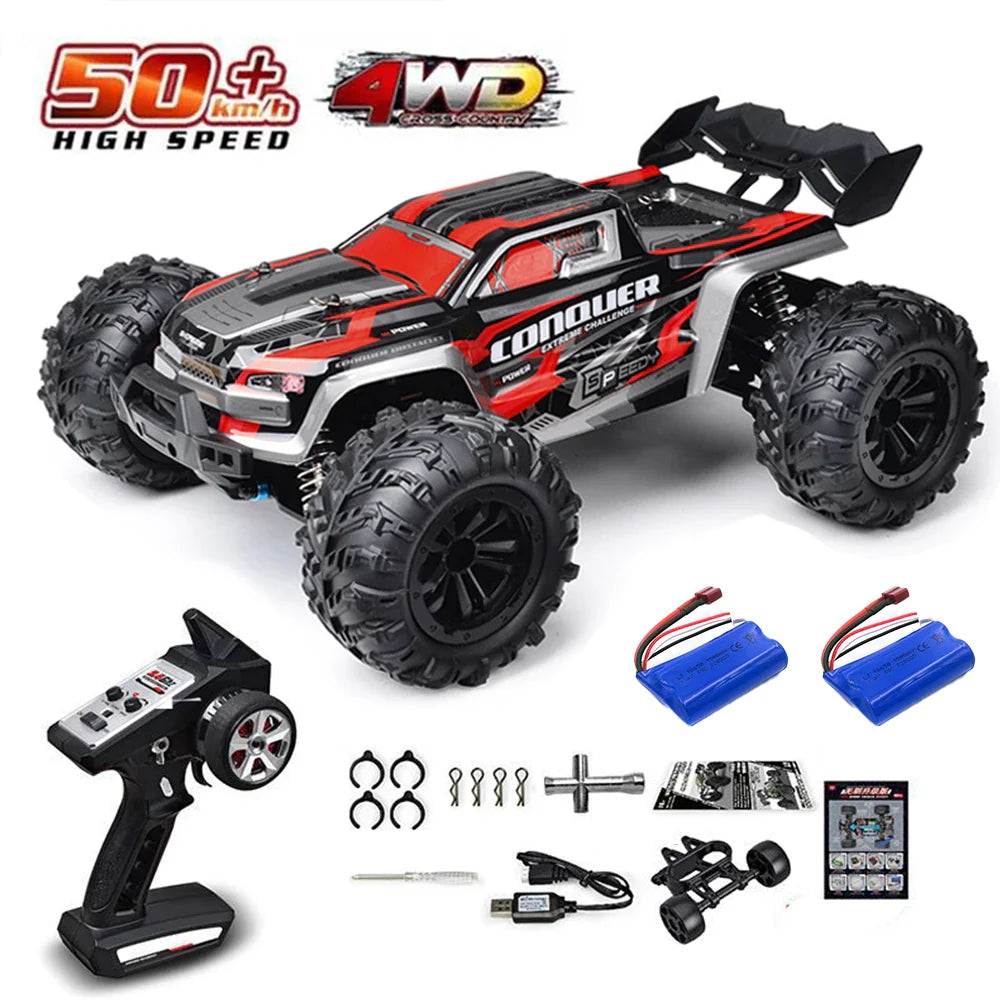 High-Speed 4x4 RC Monster Truck with LED Lights - 70KM/H Adventure