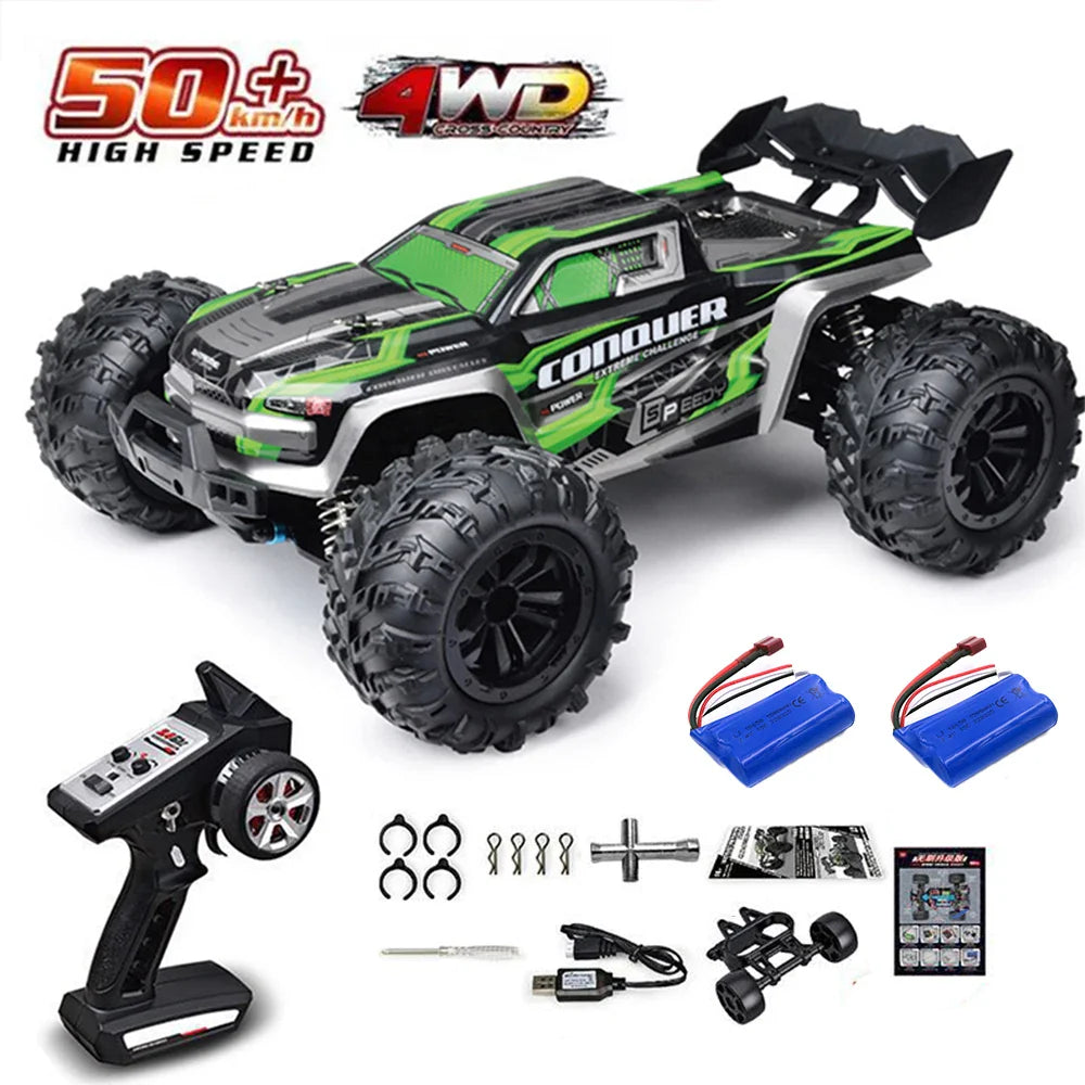 High-Speed 4x4 RC Monster Truck with LED Lights - 70KM/H Adventure
