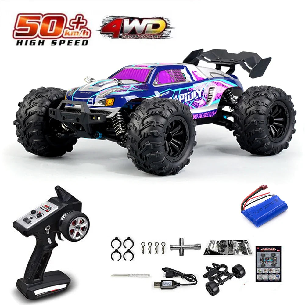 High-Speed 4x4 RC Monster Truck with LED Lights - 70KM/H Adventure