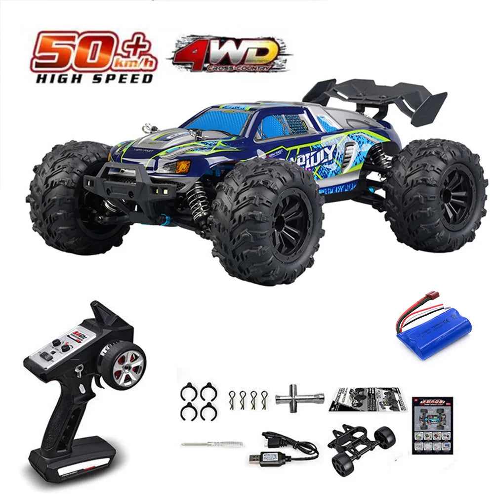 High-Speed 4x4 RC Monster Truck with LED Lights - 70KM/H Adventure