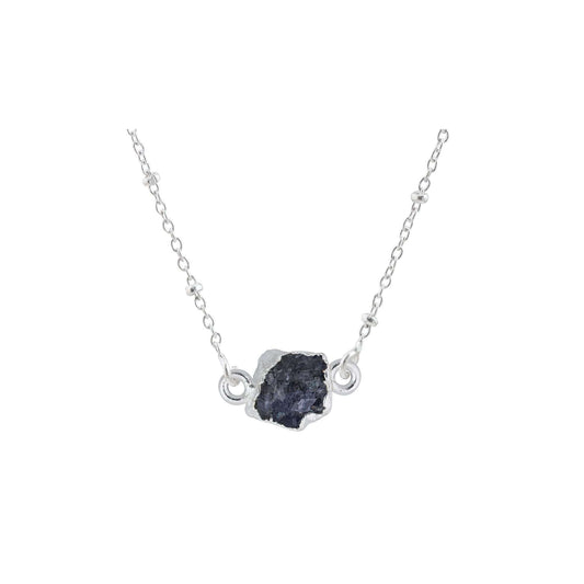 Handmade Tanzanite Pendant in its Natural form in Silver 925