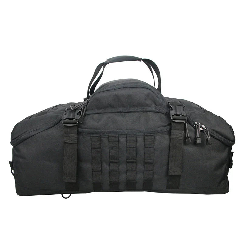 Tactical Molle Sport Travel Duffel Bag Black
