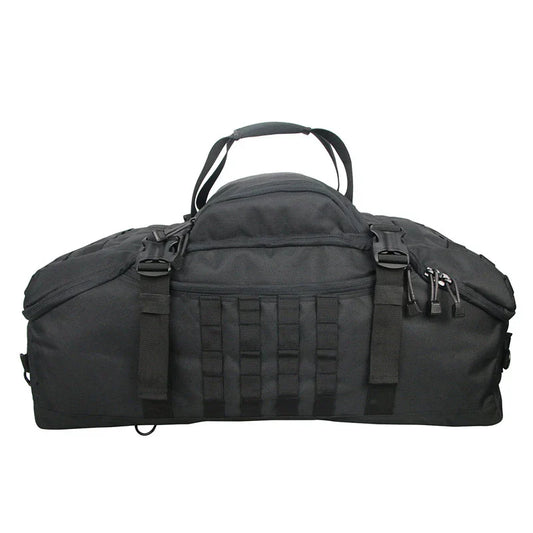 Tactical Molle Sport Travel Duffel Bag Black