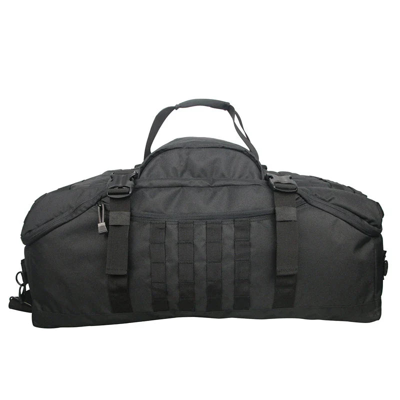 Tactical Molle Sport Travel Duffel Bag Black