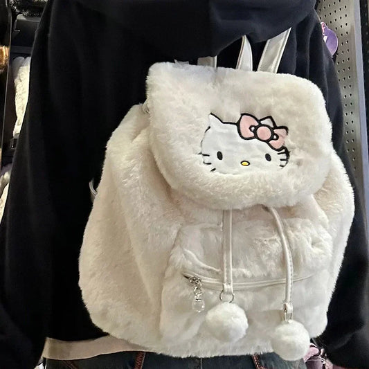 Hello Kitty Plush School Shoulder Bag