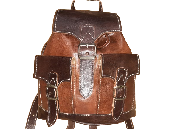 Mochila Fez doble Bolsillo pequeño combinada-7