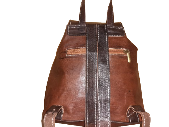 Mochila Fez doble Bolsillo pequeño combinada-8
