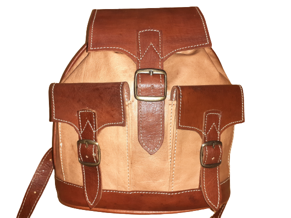 Mochila Fez doble Bolsillo pequeño combinada-11