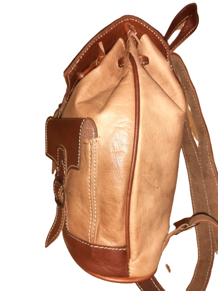 Mochila Fez doble Bolsillo pequeño combinada-12